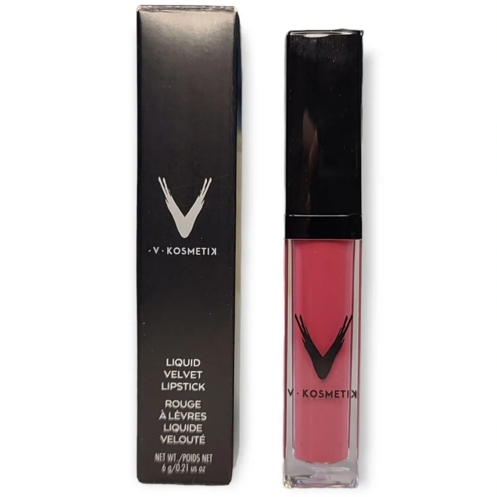 V• KOSMETIK Liquid Velvet Lipstick in “Bubbly Pink” NWT